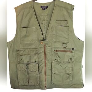 511 Tactical Series Vest Men's XXL Full Zip Hunt/Fish Olive Green Hiking Garden